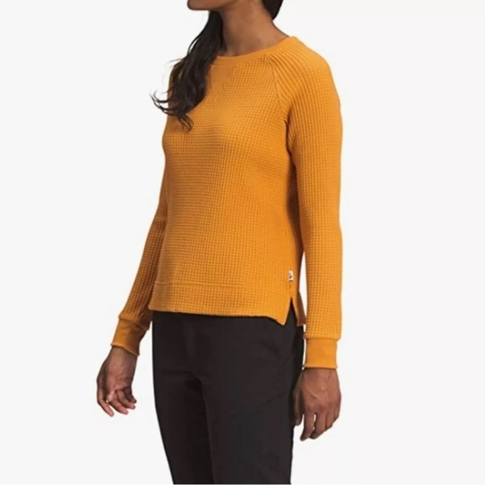 The North Face Waffle Knit Raglan Long Sleeve Top